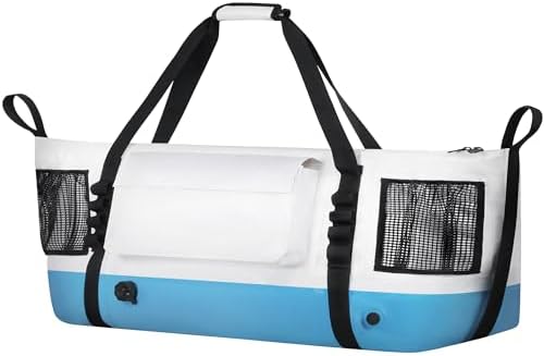 MORXPLOR Insulated Fish Cooler Kill Bag with Flat Bottom-25x17.5 40x16 60x20Inches Waterproof Fishing tackle Kill Cooler Bag by MORXPLOR