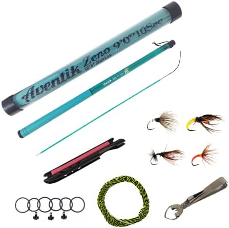 Aventik 9ft/10ft Zeno S2 Fiberglass 6:4 Tenkara Rod Kit for Anglers by EUPHENG