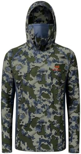 BASSDASH Men's UPF 50+ Camo Long Sleeve Hunting Fishing Hoodie Shirt - Image 5