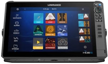 Lowrance HDS PRO Fish Finder/Chartplotter with C-MAP, 9 to 16-inch Options - Image 4