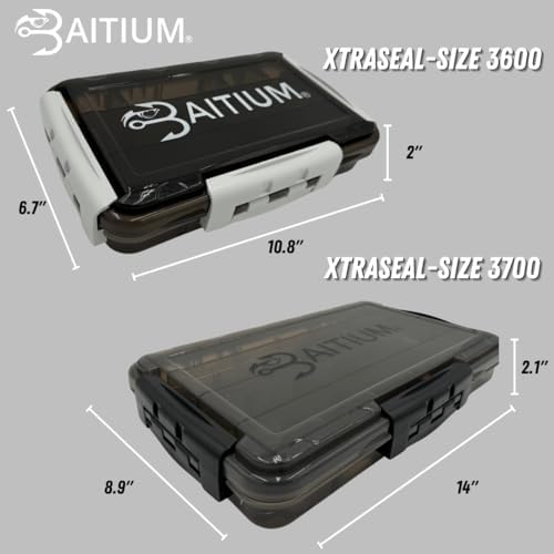 Baitium XTRAseal Waterproof Fishing Tackle Box Organizer, Tackle Boxes With Dividers, Tacklebox for Fishing, 3600 3700 Tackle Tray, Fishing Gear - Image 3