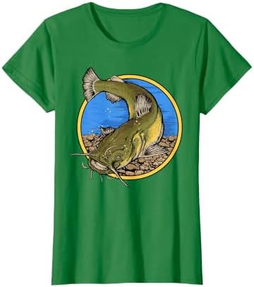 Flathead Catfish Fishing T-Shirt by Hunting+%26+Fishing+Merch