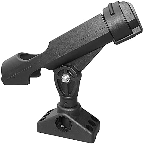 Fishing Rod Holders for Boat Rod Holder 360-degree Kayak Rod Holder Side Deck Mount Rod Holder Boat Fishing Pole Holders - Image 4