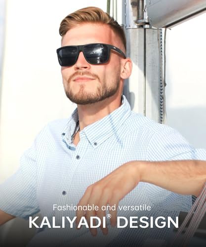 KALIYADI Polarized Sunglasses for Men, Lightweight Sun Glasses with UV Protection for Driving Fishing Golf - Image 2