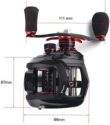 JOHNCOO Titan Baitcasting Reel Max Drag 13 Kgs Big Fish Fishing Reel for Saltwater and Freshwater Heavy Duty - Image 3