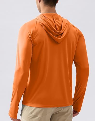 Pudolla Men's Sun Protection Hoodie Shirts UPF 50+ Fishing Hiking Shirt - Image 2
