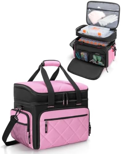 Smasrob Fishing Tackle Bag, Fish Bag (Tackle Boxes Not Included), Pink by Smasrob