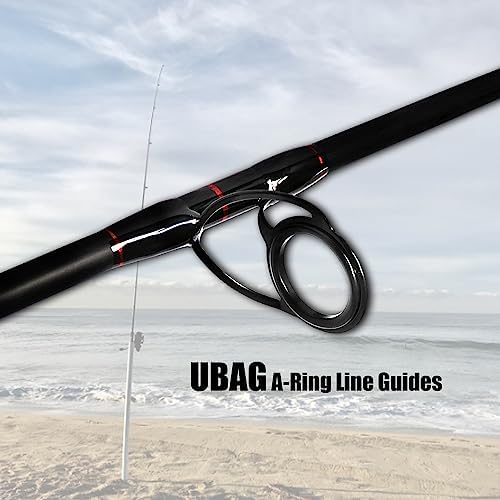 Fiblink Surf Spinning Fishing Rod 2-Piece/4-Piece Graphite Travel Fishing Rod - Image 3
