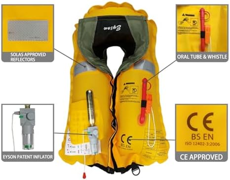 Eyson Slim Inflatable Life Jacket Life Vest Automatic - Image 5