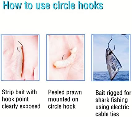 Catfishing Circle Hooks-Octopus Fishing Circle Hook for Catfish 50/100 Pack - Image 4