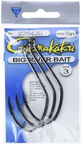 Gamakatsu Big River Bait Hook (3 Per Pack) - Image 2