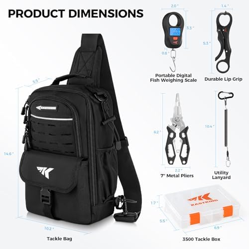 KastKing Everyday Essential Sling Tackle Bag & Tool Set - Image 2