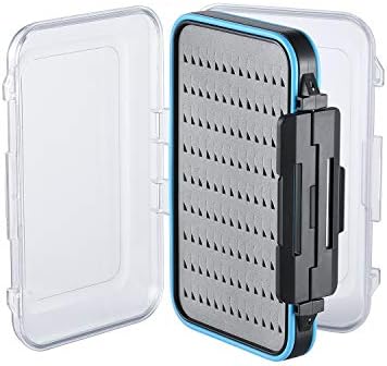Gonex Fly Boxes for Fly Fishing files Jigs Waterproof Double Sided Fly Case by Gonex