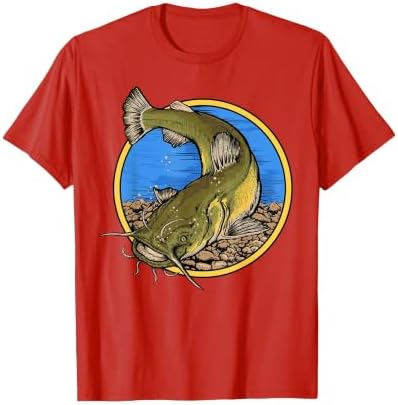 Flathead Catfish Fishing T-Shirt by Hunting+%26+Fishing+Merch