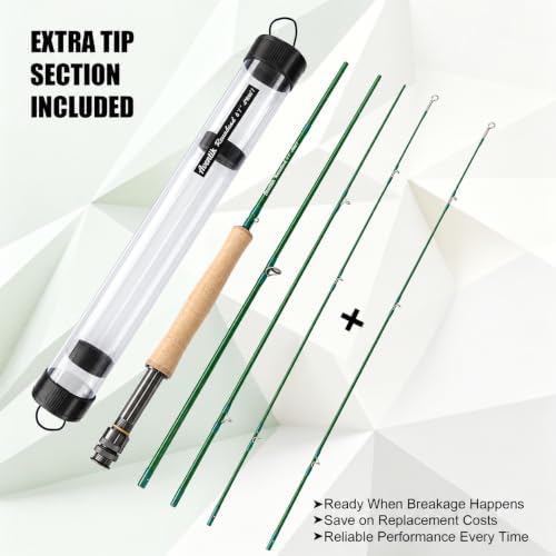 Aventik Riverbend Fly Fishing Rod with Rod Tube - Image 4