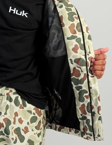 HUK Men's Storm Heavy Duty Rain Jacket 2.0, Waterproof, Windproof, Breathable Rain Coat for Fishing and Outdoor Activities - Image 3