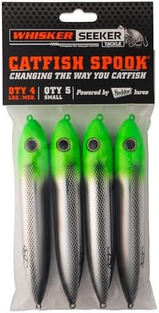 Rattling Catfish Spook Float Pack - Small/Medium/Large - Multi Color Options by Whisker+Seeker