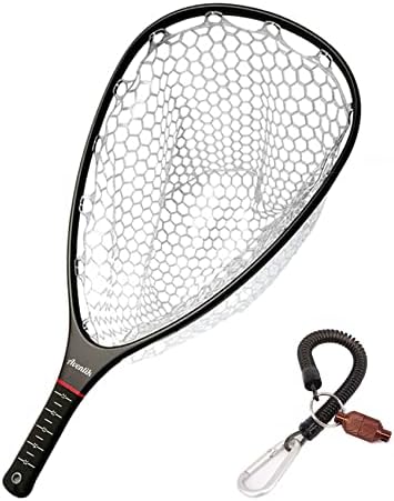 Aventik Fly Floating Fishing Net Carbon Fiber Landing Trout Net Light Weight Clear Rubber Ghost Net Catch & Release - Image 2