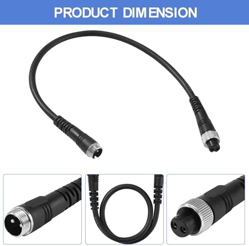 1.5FT Electric Fishing Reel Battery Cable for Daiwa Shimano Reels - Image 2