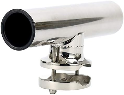 Amarine-made 4Pcs Boat Rod Holder, Stainless Rail Mount Clamp on Fishing Rod Holder, Adjustable Fishing Pole Holder for Rails 1-1/4" to 2" - Image 6