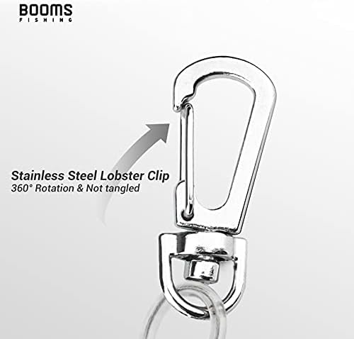 Booms Fishing T04 Fishing Lanyards Fishing Tool/Pole Safety Coil Lanyard Retractable Wire Inside Tup Cover - Image 6