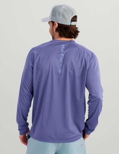 HUK Men's Pursuit Vented Long Sleeve Fishing Shirt (+30 UPF) - Image 4