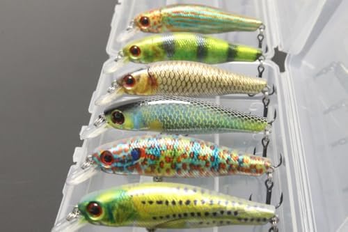 Minnow Crankbait for Bass Fishing Bass Lure Jerkbait Fishing Lures and Tackle Box - Image 2