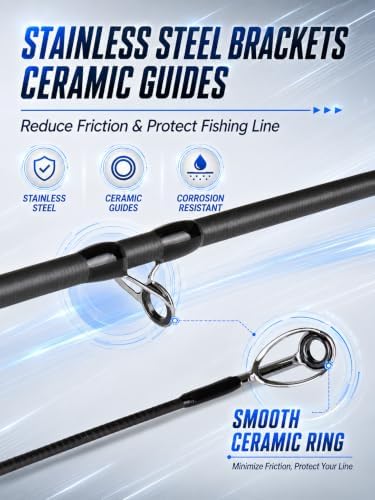 Jenseits Fishing Rods, Fishing Pole & Reel Combos for Freshwater Fishing - Image 5