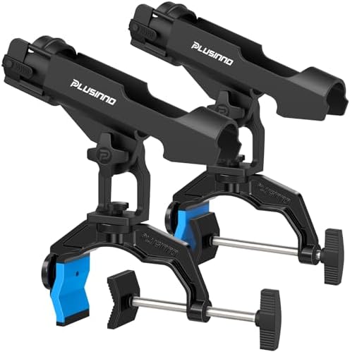PLUSINNO 1/2/4 Pack Fishing Rod Holders for Boat, Fishing Rod Holder by PLUSINNO