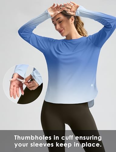 G Gradual Women's Sun Shirts UPF 50+ Long Sleeve Workout Hiking Tops - Image 6