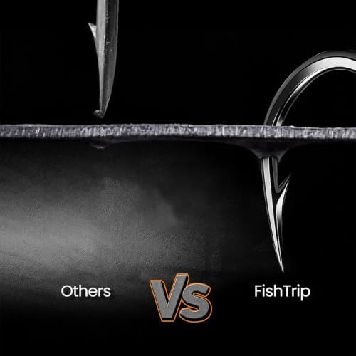 FishTrip Catfish Hooks, 25/50pcs Live Bait Hook for Flathead Catfishing - Image 5