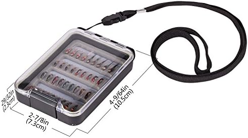 BASSDASH Fly Fishing Flies Kit Fly Assortment Trout Bass Fishing with Fly Box with Dry/Wet Flies, Nymphs, Streamers, Popper - Image 6
