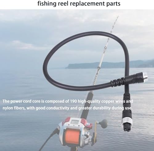 4.9Feet Electric Reel Power Cord – Compatible with Daiwa, Seaborg, Leobritz,Tanacom, BeastMaster, Shimano Fishing Reel Super Air Cord(1Pcs) - Image 5