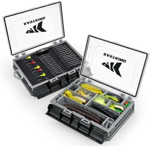 KastKing HyperSeal 3500 Double-Sided Waterproof Fishing Tackle Box, 2 Packs by KastKing