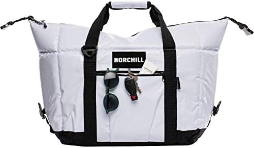NorChill Soft Coolers 12 Can Insulated Marine Boatbag Soft Sided Cooler, White - Image 2