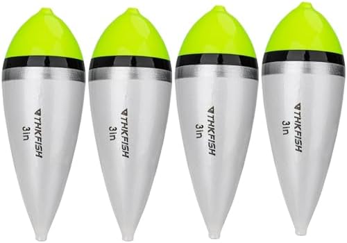 THKFISH Fishing Bobbers Slip Bobbers for Fishing Floats Bobbers for Fishing Balsa Bobbers for Steelhead Fish Float Rigs Freshwater Saltwater Floatage by THKFISH