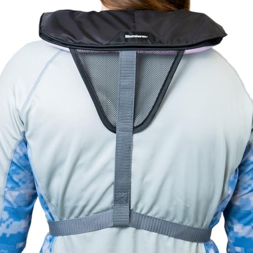 BLUESTORM Cirrus26 Inflatable PFD Life Jackets for Adults | US Coast Guard Approved Automatic Life Vest w/Manual Override Convertibility - Image 6