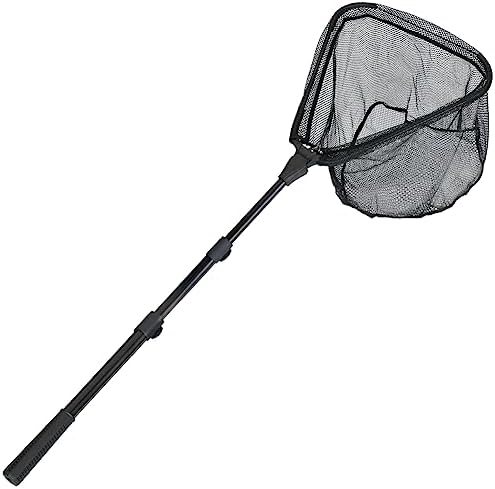 RESTCLOUD Fishing Landing Net with Telescoping Pole Handle, Fishing net Freshwater for Kids Men Women, Extend to 40-63 Inches - Image 3