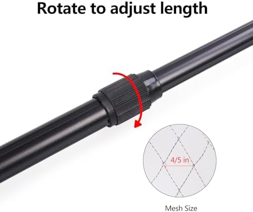 RESTCLOUD Fishing Landing Net with Telescoping Pole Handle, Fishing net Freshwater for Kids Men Women, Extend to 40-63 Inches - Image 7