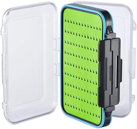 Gonex Fly Boxes for Fly Fishing files Jigs Waterproof Double Sided Fly Case by Gonex