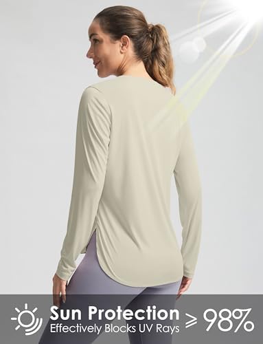 G Gradual Women's Sun Shirts UPF 50+ Long Sleeve Workout Hiking Tops - Image 4