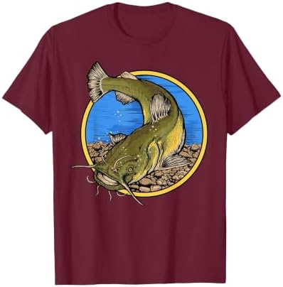 Flathead Catfish Fishing T-Shirt by Hunting+%26+Fishing+Merch