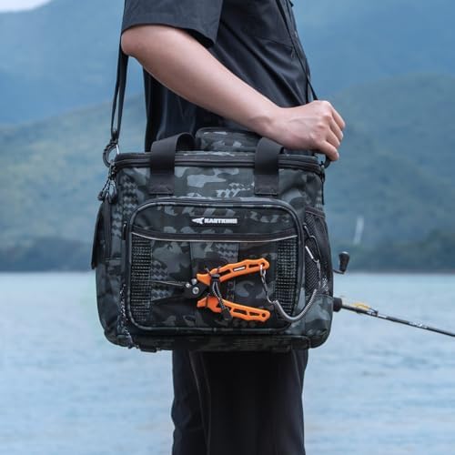 KastKing BaitSpace Tackle Bag with Removable Bait Binder, 4 Tackle Boxes - Image 2