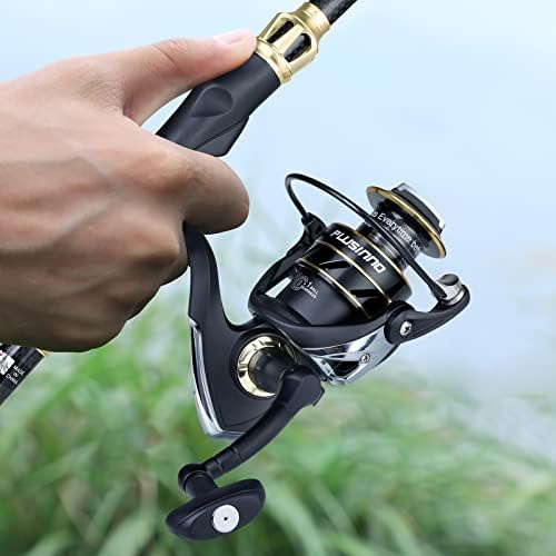 PLUSINNO Fishing Rod and Reel Combo, Telescopic Fishing Pole Kit with Spinning Reel, Tackle Box, Fishing Lures and Travel Carrying Bag, Fishing Gear Gifts for Men - Image 6