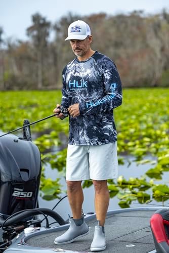 HUK Men's Pursuit Vented Long Sleeve Fishing Shirt (+30 UPF) - Image 6