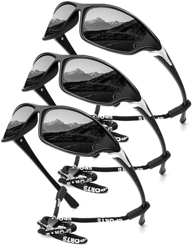 KALIYADI Sports Polarized Sunglasses Men UV400 Protection for Fishing Driving Cycling by KALIYADI