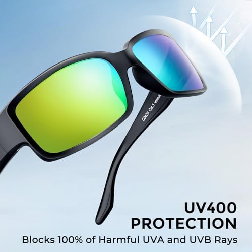 KastKing Skidaway Polarized Sport Sunglasses for Men and Women, Wrap Design - Image 5