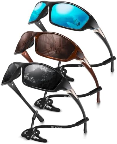 Polarized Sports Wrap Around Sunglasses Men Fishing Running Golf by Foliful
