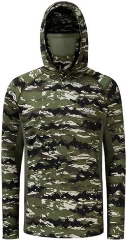 BASSDASH Men's UPF 50+ Camo Long Sleeve Hunting Fishing Hoodie Shirt - Image 6