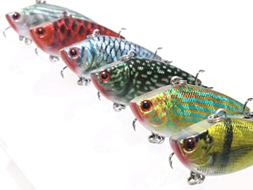 Minnow Crankbait for Bass Fishing Bass Lure Jerkbait Fishing Lures and Tackle Box by wLure